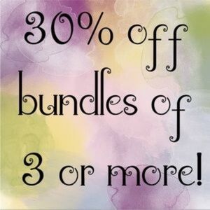 30% Off Bundles of 3 or More
